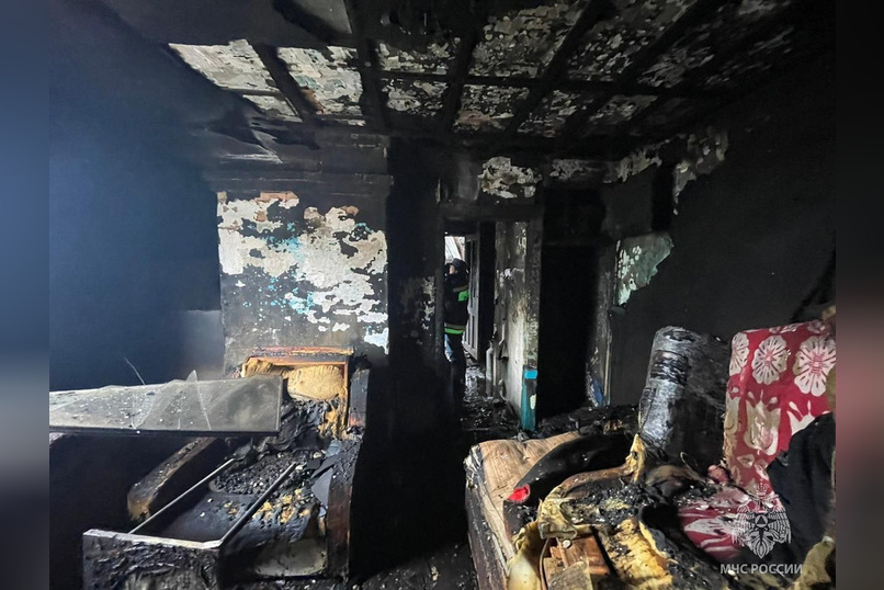 За одну ночь в Забайкалье произошло семь пожаров
